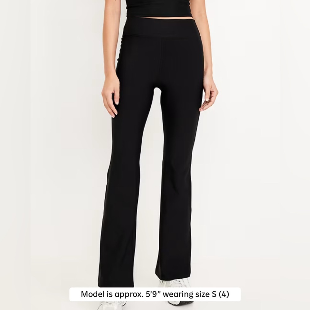 Womens Old Navy Extra High-Waisted PowerSoft Flare Leggings